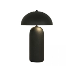 23006 TABLE LIGHT 2XE27 MAX 40W CERAMIC BLACK FOR INTERIOR SPACES Zambelis Lights
