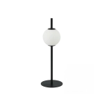 20134 LED TABLE LIGHT 6W 3000K BLACK MATT METAL - OPAL GLASS Zambelis Lights
