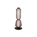 23061 TABLE LED LIGHT 7W 3000K BLACK MATT METALL - SMOKED GLASS Zambelis Lights