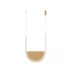 23165 PENDANT LED LIGHT 28W 3000K,4000K GOLD-CHAMPAGNE Zambelis Lights