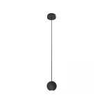 1902 PENDANT LIGHT LED 4W 3000K BLACK Zambelis Lights