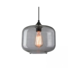 14102 PENDANT LAMP 1XE27 GLASS SMOKED GREY Zambelis Lights