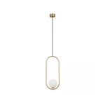 23135 PENDANT LAMP G9 MAX 7W METAL GOLD Zambelis Lights