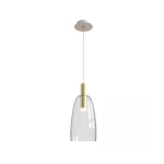 1966 PENDANT LIGHT 7W CLEAR GLASS Zambelis Lights