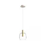 1968 PENDANT LIGHT 7W 3000K CLEAR GLASS Zambelis Lights