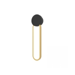 23102 SCONCE LED LIGHT 13W 3000K ALUMINIUM - SILICON, BLACK - GOLD Zambelis Lights