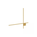 23105 SCONCE LED LIGHT 24W 3000K ALUMINIUM - SILICON GOLD Zambelis Lights