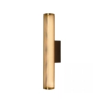 23041 SCONCE LED LIGHT 11W 3000K STAINLESS STEEL - ACRYLIC, BRASS - BLACK MATT Zambelis Lights