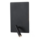 H41 HOTEL SCONCE LED 3W+5W 3000K BLACK MATT Zambelis Lights