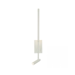 23040 HOTEL SCONCE LED LIGHT 2.5W+5W 3000K METAL - ALUMINIUM - ACRYLIC WHITE Zambelis Lights