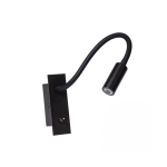 H69 RECESSED READING LAMP LED 3W 3000K BLACK Zambelis Lights