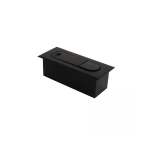 H43 HOTEL SCONCE RECESSED LED 1X3W BLACK MATT Zambelis Lights