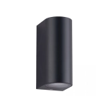 E307 OUTDOOR WALL LIGHT 2XGU10 ABS BLACK IP54 Zambelis Lights