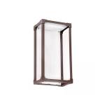 E263 LED WALL LAMP 12W ALUMINIUM 3000K BROWN IP65 Zambelis Lights