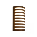 E341 OUTDOOR SCONCE LIGHT LED 10W 3000K ALUMINIUM BROWN IP65 Zambelis Lights