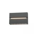 E272 OUTDOOR WALL LIGHT LED 15W 3000K ALUMINIUM GRAPHITE IP54 Zambelis Lights