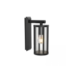 E338 OUTDOOR SCONCE LIGHT E27 MAX 15W ALUMINIUM BLACK IP65 Zambelis Lights