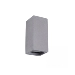 E254 OUTDOOR WALL LAMP 2X4W CEMENT LUMENS LED TRIAC DIMMER 3000K IP65 Zambelis Lights