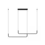 22010 PENDANT LED LIGHT 40W 3000K ALUMINIUM-SILICONE BLACK MATT Zambelis Lights