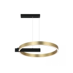 22011 PENDANT LED LIGHT 41W 3000K ALUMINIUM GOLD/ MATT BLACK Zambelis Lights