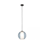 22034 PENDANT E27 MAX 40W GLASS BLUE Zambelis Lights