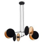 Lampa wisząca MOTIF 4 BLACK/GOLD 1325/4 EMIBIG Lighting - zdjęcie produktu