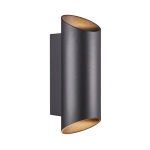 Zewnętrzna lampa ścienna Nico Round 22 - Nordlux, czarna 2218231003 - zdjęcie produktu