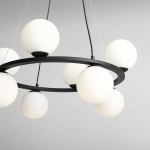 LAMPA WISZĄCA KRONE 8 CZARNY 1085P1 ALDEX - zdjęcie dodatkowe 4
