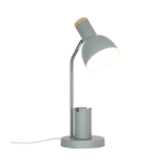 Zielona lampa biurkowa Devone wbudowany organizer 2512405023 Nordlux