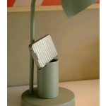 Zielona lampa biurkowa Devone wbudowany organizer 2512405023 Nordlux