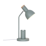 Zielona lampa biurkowa Devone wbudowany organizer 2512405023 Nordlux