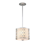 Mała lampa wisząca Ziggy – 1 źródło światła – Lakierowane srebro ZIGGY-1P-S-LS Elstead Lighting