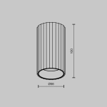 Lampa sufitowa Calipso C106CL-01-GU10-B Maytoni - zdjęcie dodatkowe 4