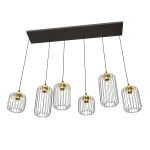Lampa wisząca VANDER 6 BL GOLD 1364/6 EMIBIG Lighting
