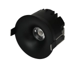 Oczko podtynkowe Zyra czarne LED CCT LP-1606/1RS BK LIGHT PRESTIGE