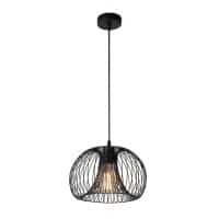 Lampa wisząca VINTI - Ø 30 cm - E27 - Black 02400/30/30 Lucide