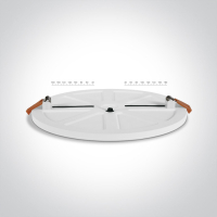 Oprawa podtynkowa Floating Round Panels Range Adjustable Cut Out Hole 10120CE/C ONE LIGHT