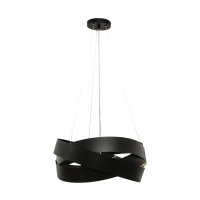 Lampa wisząca TORNADO 50 cm czarna/black 1118 ZUMA LINE