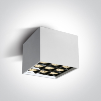 Mirror Square Boxes 12906B/W/W ONE LIGHT