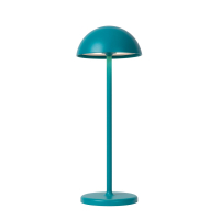 JOY - Zewnętrzna lampa stołowa ładowana przez USB - Ø 11,5 cm - LED Dim. - 1x1,5W 3000K - IP54 - Turquoise 15500/02/37 L