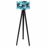 Egzotyczna lampa podłogowa Niebieska palma 40cm tripod-foto-423p-cz MacoDesign