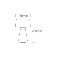 Lampa przenośna Portable Trendy Light 61088/W IP65 ONE LIGHT