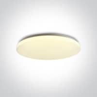 kinkiecik.pl Nilus 62026D/W/W biały plafon slim LED 50W 3000K 230V; nieściemnialny zasilacz LED w komplecie ONE LIGHT