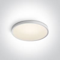 kinkiecik.pl Afroxilia 62152/W/C biały plafon LED 4000K 40W; nieściemnialny zasilacz LED w zestawie ONE LIGHT