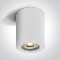 The GU10 Outdoor Cylinder Lights ABS+PC IP65 67142B/W ONE LIGHT