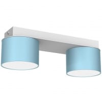 Lampa sufitowa DIXIE Blue/White 2xGX53 MLP7549 Milagro