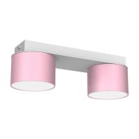 Lampa sufitowa DIXIE Pink/White 2xGX53 MLP7554 Milagro