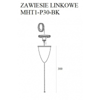 kinkiecik.pl ZAWIESIE LINKOWE 3M CZARNE MHT1-P30-BK MaxLight