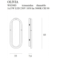 OLIVIA W0290D KINKIET MaxLight