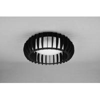 kinkiecik.pl Lampa sufitowa LED czarna 40 cm MONTE R62171132 TRIO